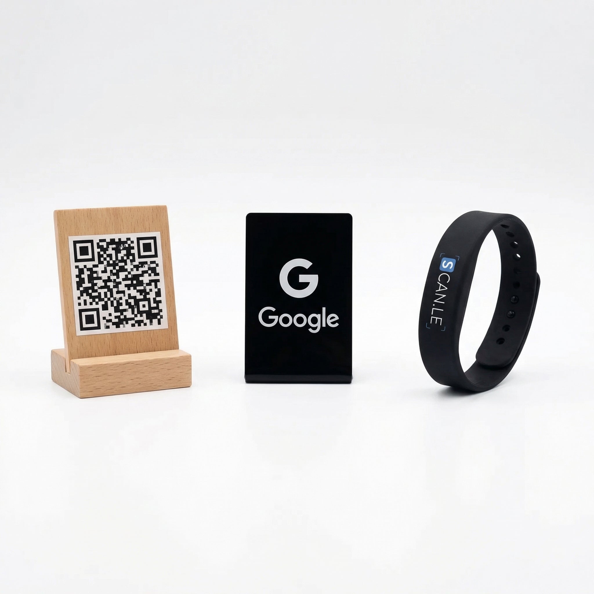 Plaque NFC vs QR code vs bracelet Image