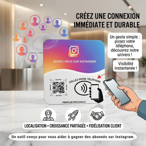 Plaque d’Instagram