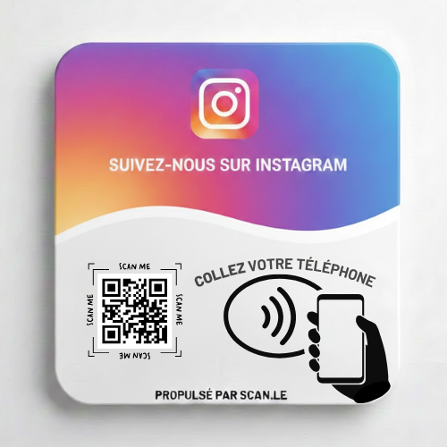 Plaque d’Instagram