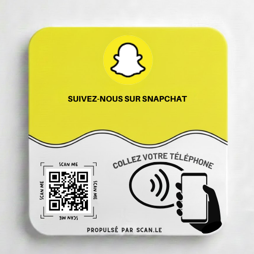 Plaque Snapchat